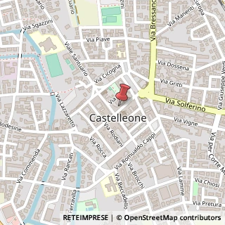 Mappa Via Roma, 34, 26012 Castelleone, Cremona (Lombardia)