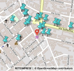 Mappa Via Quartiere, 26012 Castelleone CR, Italia (0.124)