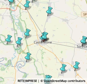 Mappa Via Quartiere, 26012 Castelleone CR, Italia (5.8785)