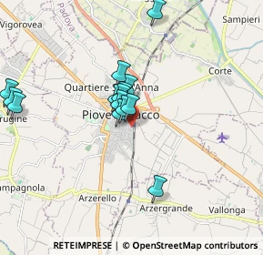 Mappa Via Giuseppe Verdi, 35028 Piove di Sacco PD, Italia (1.72933)