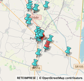 Mappa Via Giuseppe Verdi, 35028 Piove di Sacco PD, Italia (3.1445)