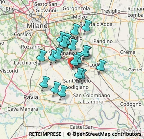 Mappa Via lombardia, 26857 Salerano sul Lambro LO, Italia (9.466)