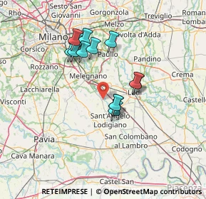 Mappa Via lombardia, 26857 Salerano sul Lambro LO, Italia (12.08385)