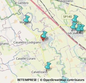 Mappa Via lombardia, 26857 Salerano sul Lambro LO, Italia (3.24091)