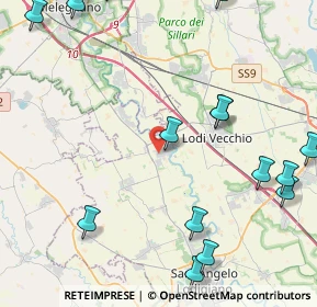 Mappa Via lombardia, 26857 Salerano sul Lambro LO, Italia (6.6065)