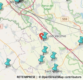 Mappa Via lombardia, 26857 Salerano sul Lambro LO, Italia (6.59692)