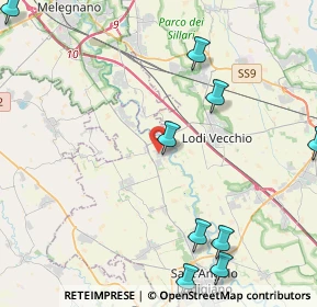 Mappa Via lombardia, 26857 Salerano sul Lambro LO, Italia (6.24273)