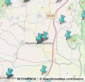 Mappa Via Olmo, 36025 Noventa Vicentina VI, Italia (6.4435)