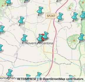 Mappa Via Olmo, 36025 Noventa Vicentina VI, Italia (6.27)