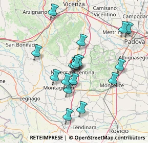 Mappa Via Olmo, 36025 Noventa Vicentina VI, Italia (12.95294)