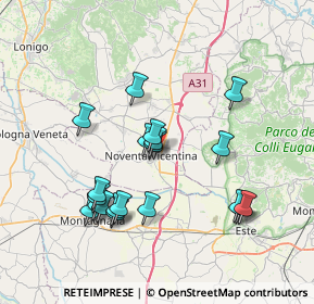 Mappa Via Olmo, 36025 Noventa Vicentina VI, Italia (7.2025)