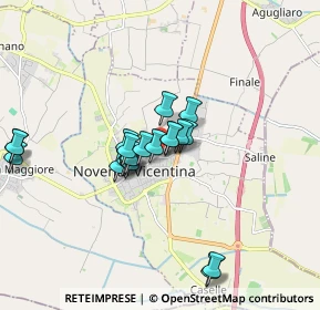 Mappa Via Olmo, 36025 Noventa Vicentina VI, Italia (1.432)