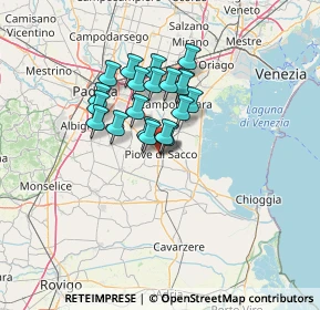 Mappa Piazza Giacomo Matteotti, 35028 Piove di Sacco PD, Italia (9.6095)