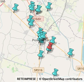 Mappa Piazza Giacomo Matteotti, 35028 Piove di Sacco PD, Italia (3.4125)