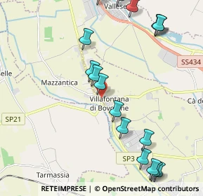 Mappa Via Salvo d'Acquisto, 37051 Villafontana VR, Italia (2.769)