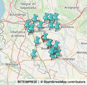 Mappa Via Salvo d'Acquisto, 37051 Villafontana VR, Italia (11.002)