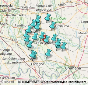Mappa 26012 Castelleone CR, Italia (10.7895)