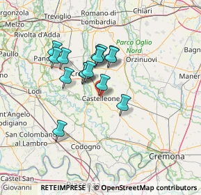 Mappa 26012 Castelleone CR, Italia (10.51733)