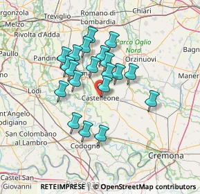 Mappa 26012 Castelleone CR, Italia (10.9885)