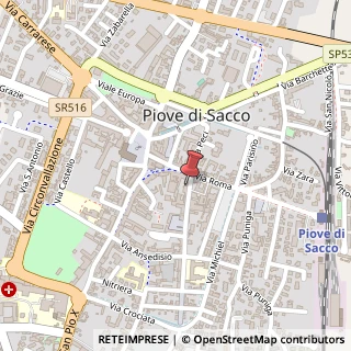 Mappa Via Cavour, 8, 35028 Abano Terme, Padova (Veneto)