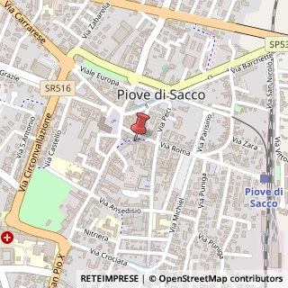 Mappa Via Cardano, 12, 35028 Brugine, Padova (Veneto)