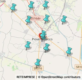 Mappa Via Stamperia, 35028 Piove di Sacco PD, Italia (3.95308)