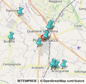 Mappa Via Stamperia, 35028 Piove di Sacco PD, Italia (1.85455)