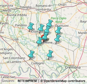 Mappa Strada Provinciale ex Strada Statale 415 Paullese, 26012 Castelleone CR, Italia (7.98)