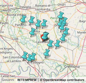 Mappa Strada Provinciale ex Strada Statale 415 Paullese, 26012 Castelleone CR, Italia (12.337)