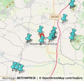 Mappa Via Frassenara, 36025 Noventa Vicentina VI, Italia (4.15588)