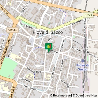 Mappa Via Gasparini, 9, 35028 Piove di Sacco, Padova (Veneto)