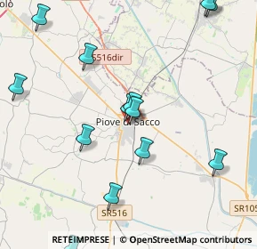 Mappa Via Gasparini, 35028 Piove di Sacco PD, Italia (5.34533)