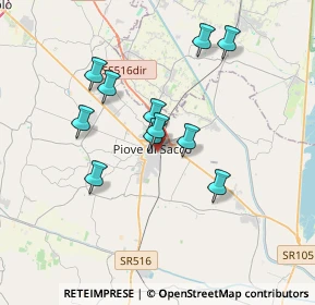 Mappa 35028 Piove di Sacco PD, Italia (3.03727)