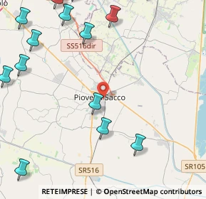 Mappa 35028 Piove di Sacco PD, Italia (7.1255)
