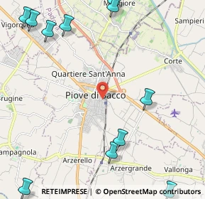 Mappa 35028 Piove di Sacco PD, Italia (3.24182)