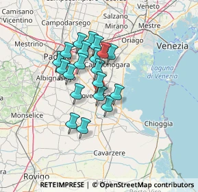 Mappa 35028 Piove di Sacco PD, Italia (10.3345)