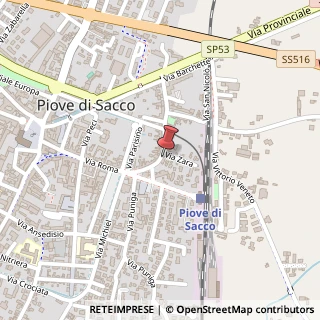 Mappa Via C? Panico, 27, 35028 Piove di Sacco, Padova (Veneto)