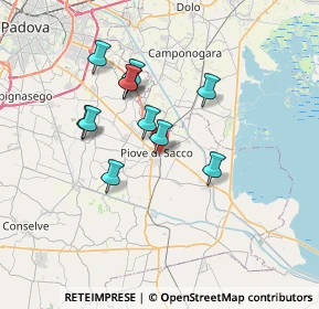 Mappa 35028 Piove di Sacco PD, Italia (5.95091)