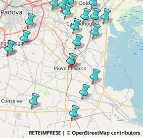 Mappa 35028 Piove di Sacco PD, Italia (10.3235)