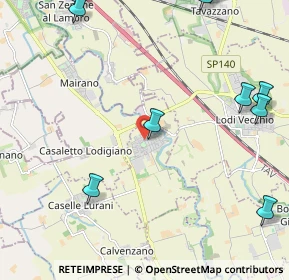 Mappa Via S. Antonio, 26857 Salerano sul Lambro LO, Italia (3.43923)