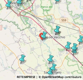 Mappa Via S. Antonio, 26857 Salerano sul Lambro LO, Italia (6.4965)