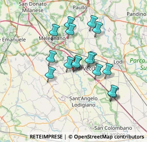 Mappa Via S. Antonio, 26857 Salerano sul Lambro LO, Italia (5.76125)