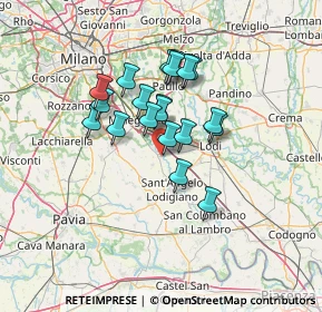 Mappa Via S. Antonio, 26857 Salerano sul Lambro LO, Italia (10.207)