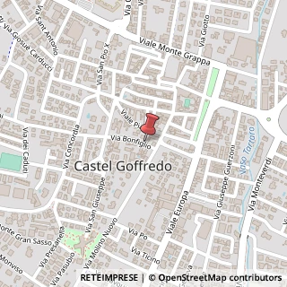 Mappa Via Bonfiglio, 22, 46042 Castel Goffredo, Mantova (Lombardia)