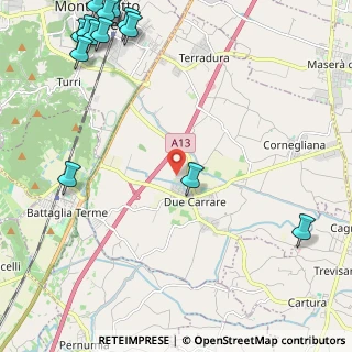 Mappa Via Primo Levi, 35020 Due Carrare PD, Italia (3.41846)