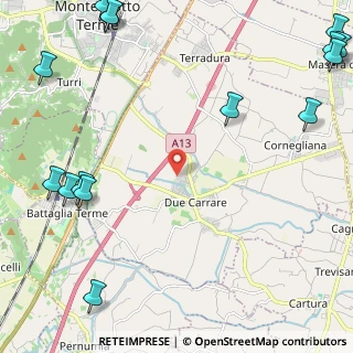 Mappa Via Primo Levi, 35020 Due Carrare PD, Italia (3.638)