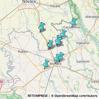 Mappa Via Negrone Manara, 27020 Cilavegna PV, Italia (5.19636)