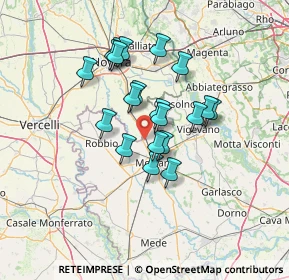 Mappa Via Negrone Manara, 27020 Cilavegna PV, Italia (10.8535)