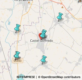 Mappa 46042 Castel Goffredo MN, Italia (6.27385)