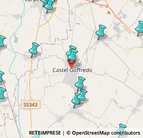 Mappa 46042 Castel Goffredo MN, Italia (6.3645)